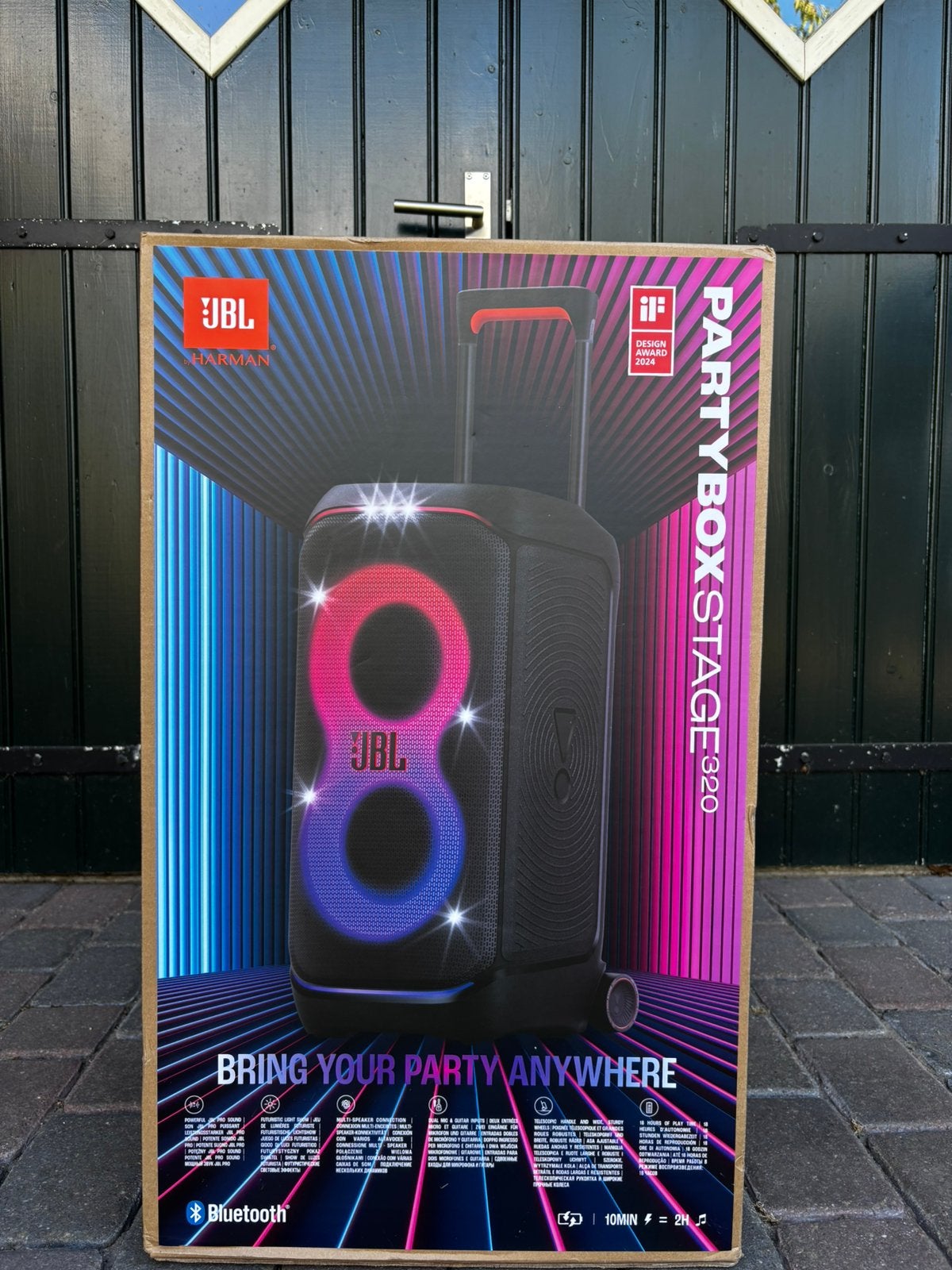 JBL PartyBox Stage 320, Audio, Tv en Foto, Luidsprekers, JBL, Party speaker, Nieuw, Bluetooth