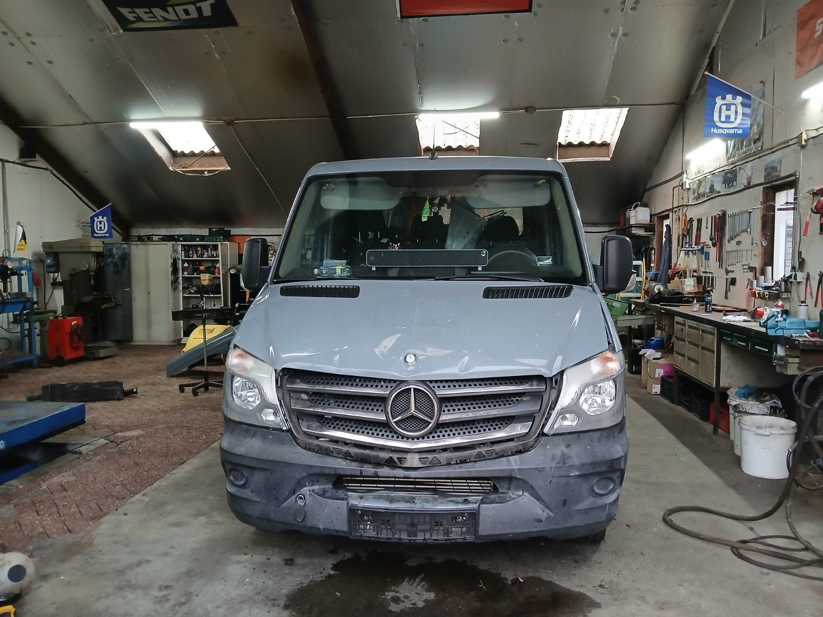 Mercedes-Benz Sprinter 2.2 D 95KW 2014 Grijs, 13 km/l, Mercedes-Benz, Diesel, Particulier