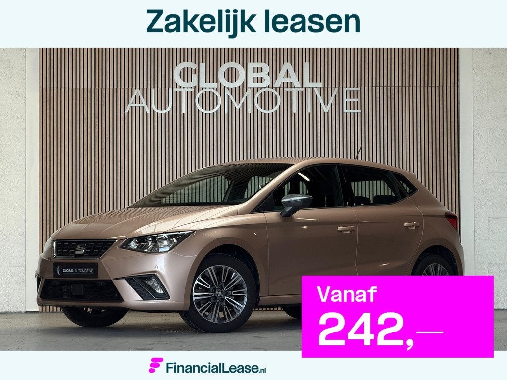 Seat Ibiza 1.0 TSI Excellence - AUTOMAAT - LICHTMETALEN VELG, Stof, Gebruikt, Euro 6, 1072 kg