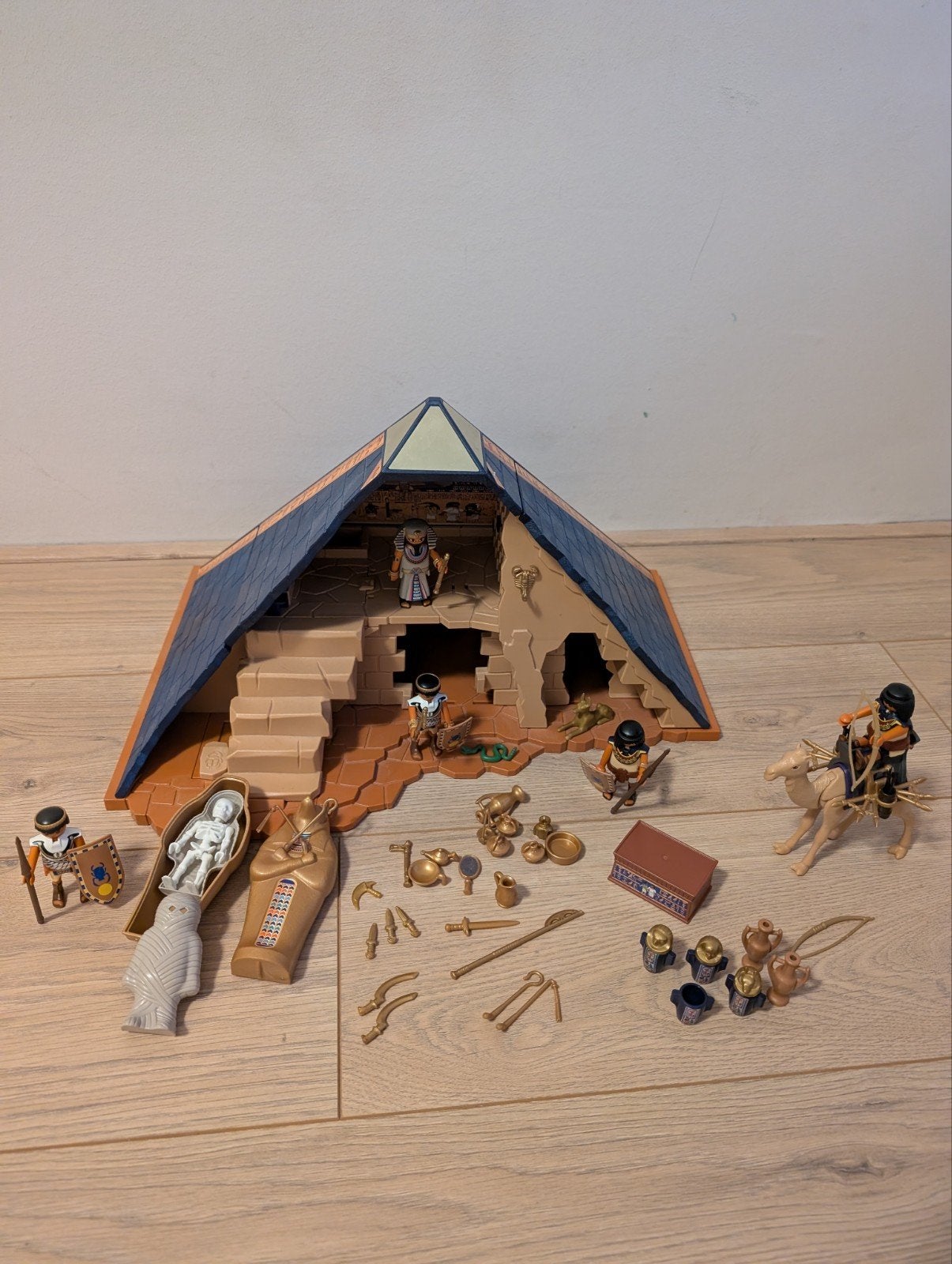 Playmobilset 5386, piramide van de farao, Ophalen, Gebruikt, Complete set