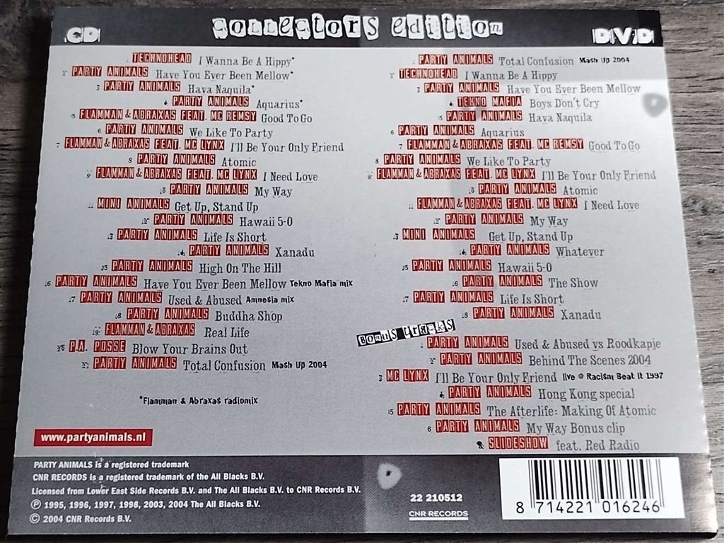 Party Animals ‎– Gang Of 4 [CD + DVD], Ophalen of Verzenden, Zo goed als nieuw, Disco