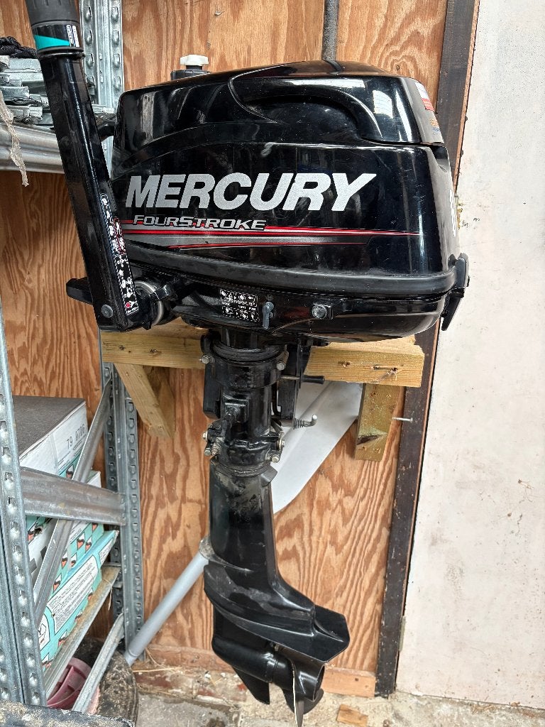 Mercury 6 PK FourStroke 4-takt buitenboordmotor, Ophalen, Gebruikt, 5 tot 10 pk, Viertaktmotor