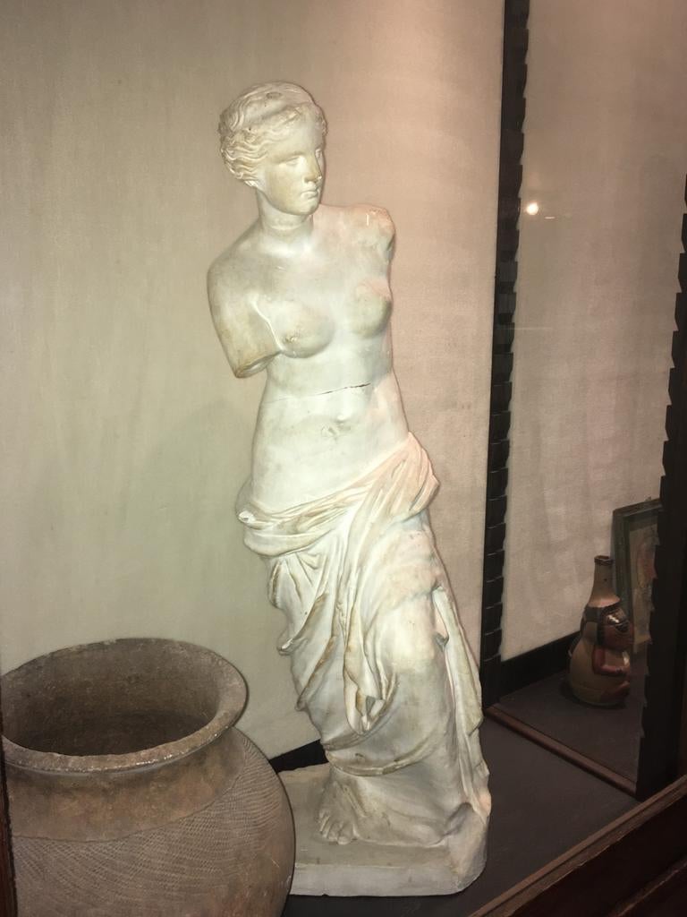 Klassiek Vrouwenbeeld - Venus de Milo, Ophalen, 50 - 100 cm, Beeld, Wit