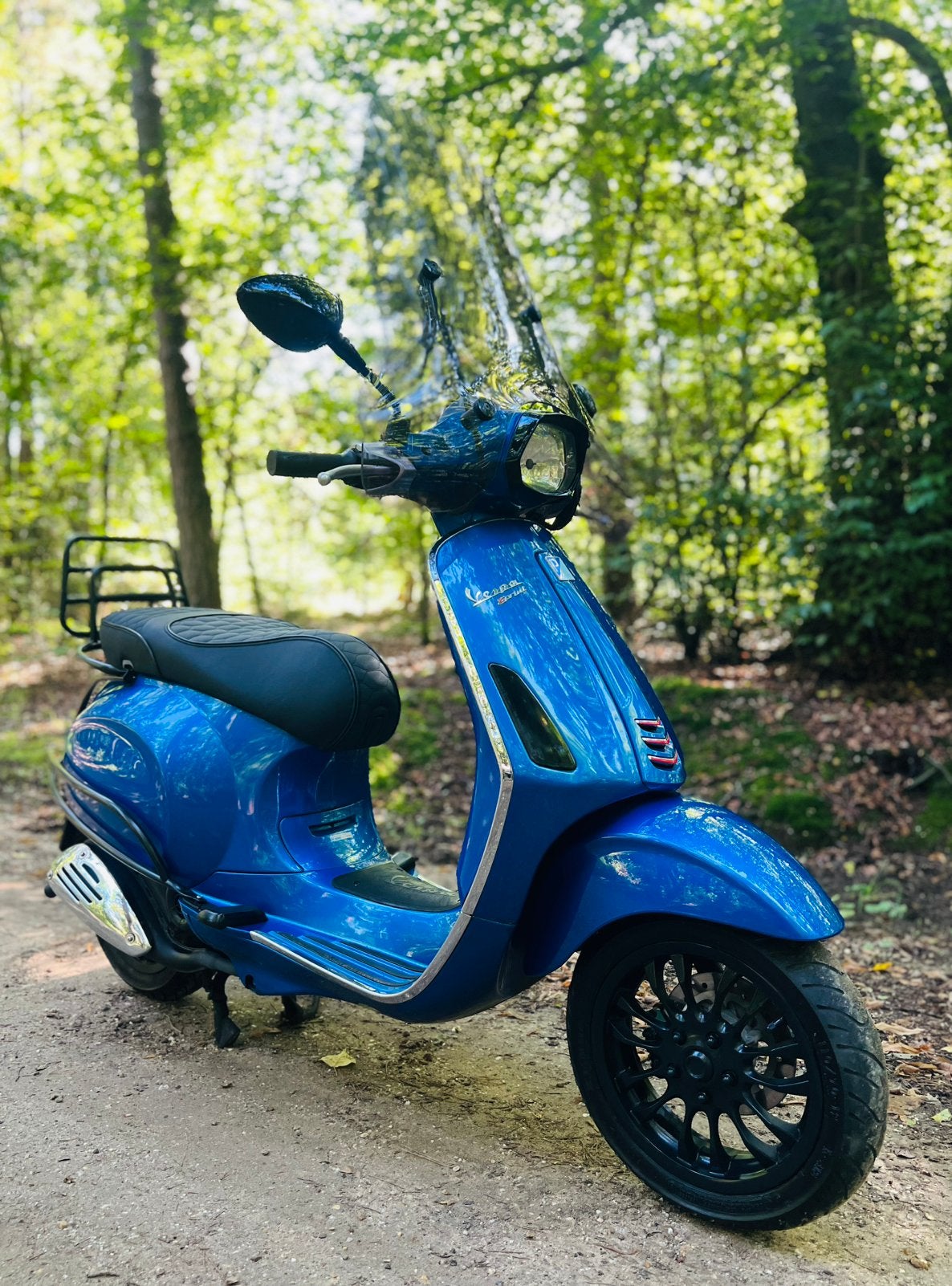 Vespa Sprint 50cc 4T | Blue Gaiola | Custom Duo RS, Ophalen, Gebruikt, Overige modellen, Benzine