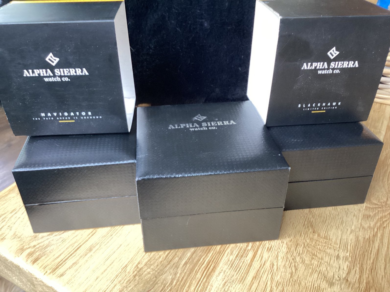 ALPHA SIERRA 3X bieden voor alle 3, Ophalen of Verzenden, Zo goed als nieuw, Staal, Overige merken