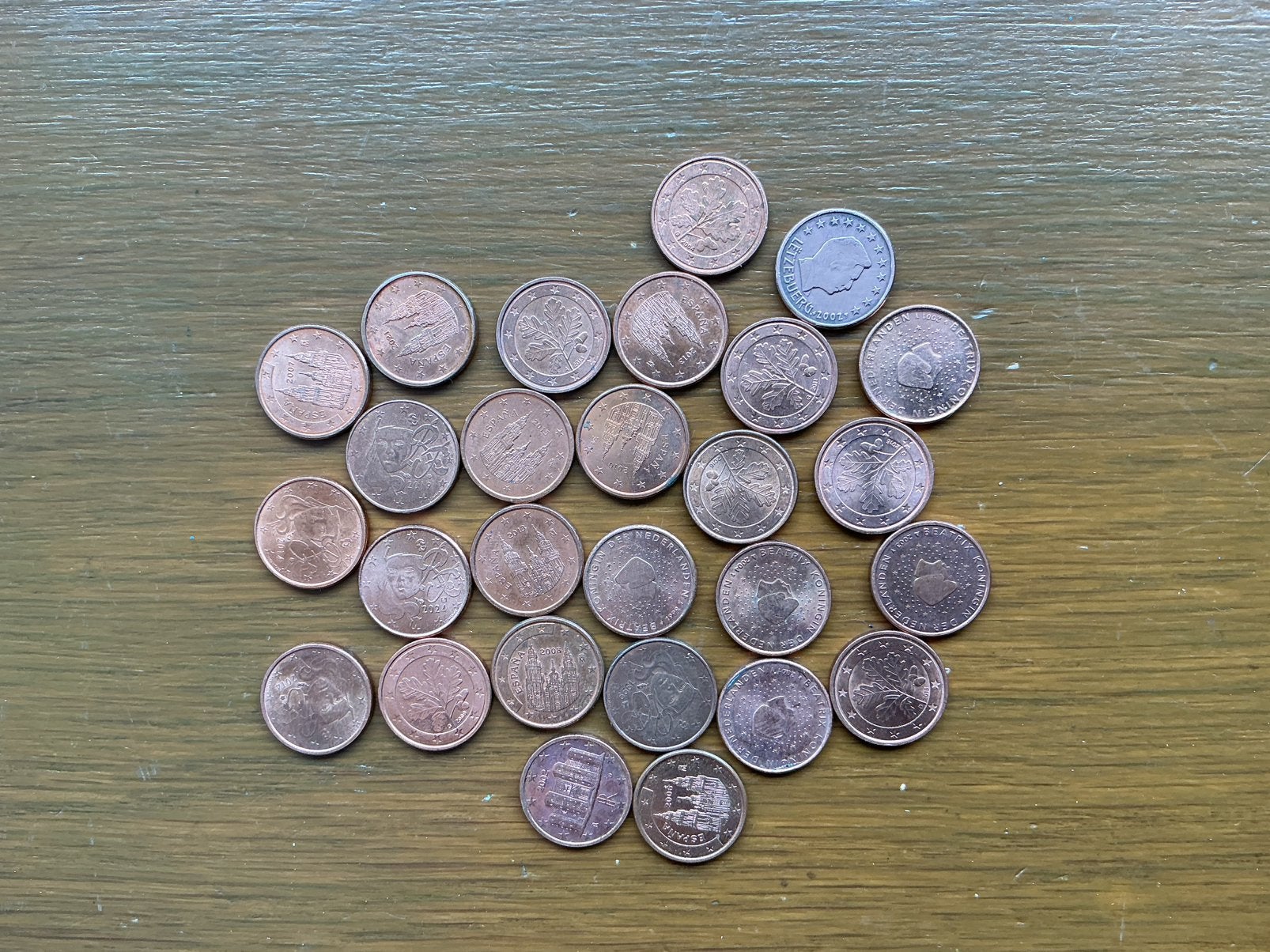 Munten 1 cent diverse eurolanden, Postzegels en Munten, Munten | Europa | Euromunten, Ophalen of Verzenden, Overige landen