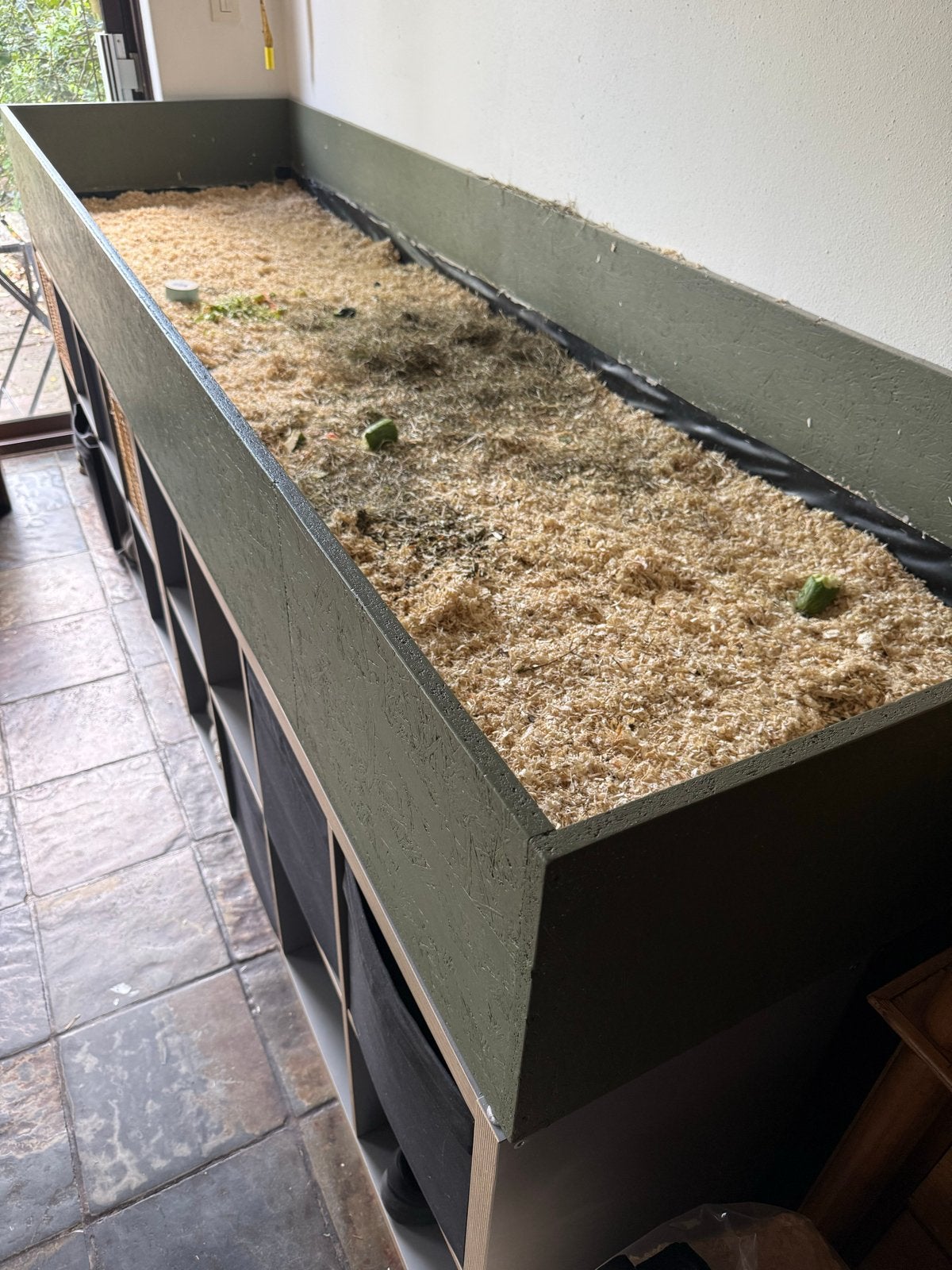 Te koop: zelfgebouwde xxl caviastal (3 x 1,50 m) kooi, Dieren en Toebehoren, Ophalen, Overige typen