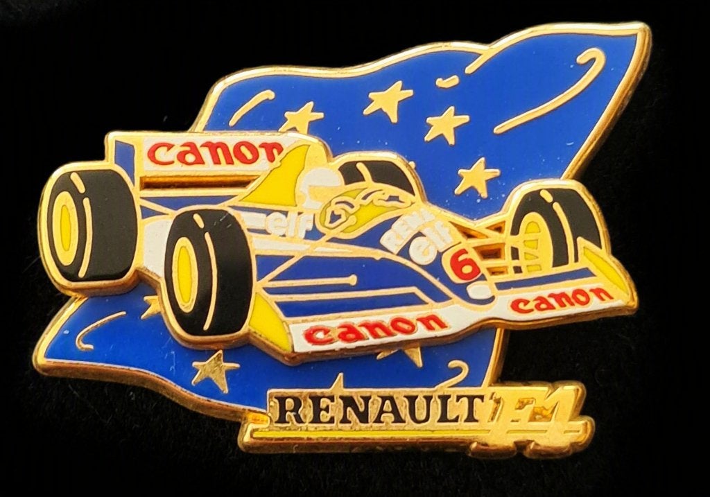 Renault F1 pin- emaille 2-laags, Verzenden, Nieuw, Formule 1