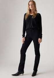 Levi's 315 Shaping Bootcut Jeans, zwart, mt 27, zgan, Zwart, Ophalen of Verzenden, Zo goed als nieuw, W27 (confectie 34) of kleiner