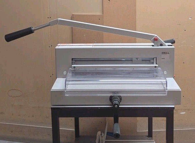 IDEAL 4205 Papiersnijder - Made in Germany, Ophalen, Gebruikt, Leer, Overige typen