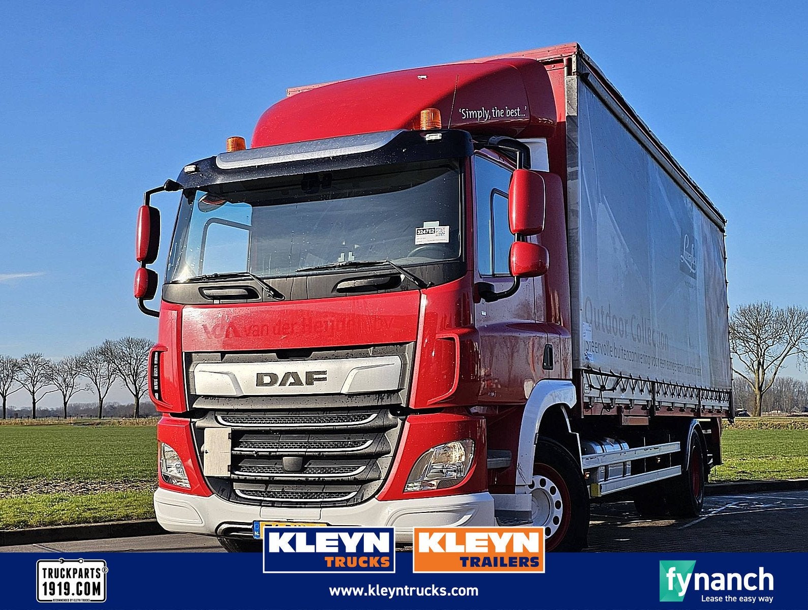 DAF CF 260 bdf+box lift airco, Auto's, Automaat, Overige kleuren, Origineel Nederlands, Bedrijf