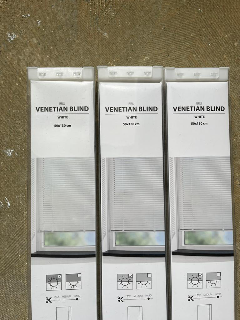 Venetian Blinds Bru 130cmx50cm 3 stuks, Ophalen of Verzenden, Minder dan 100 cm