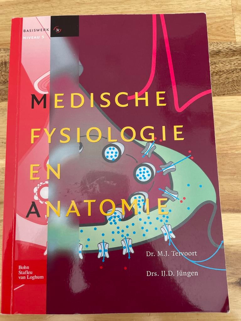 Medische Fysiologie en Anatomie - Dr. M.J. Tervoort, Ophalen of Verzenden, Beta, Gelezen, HBO