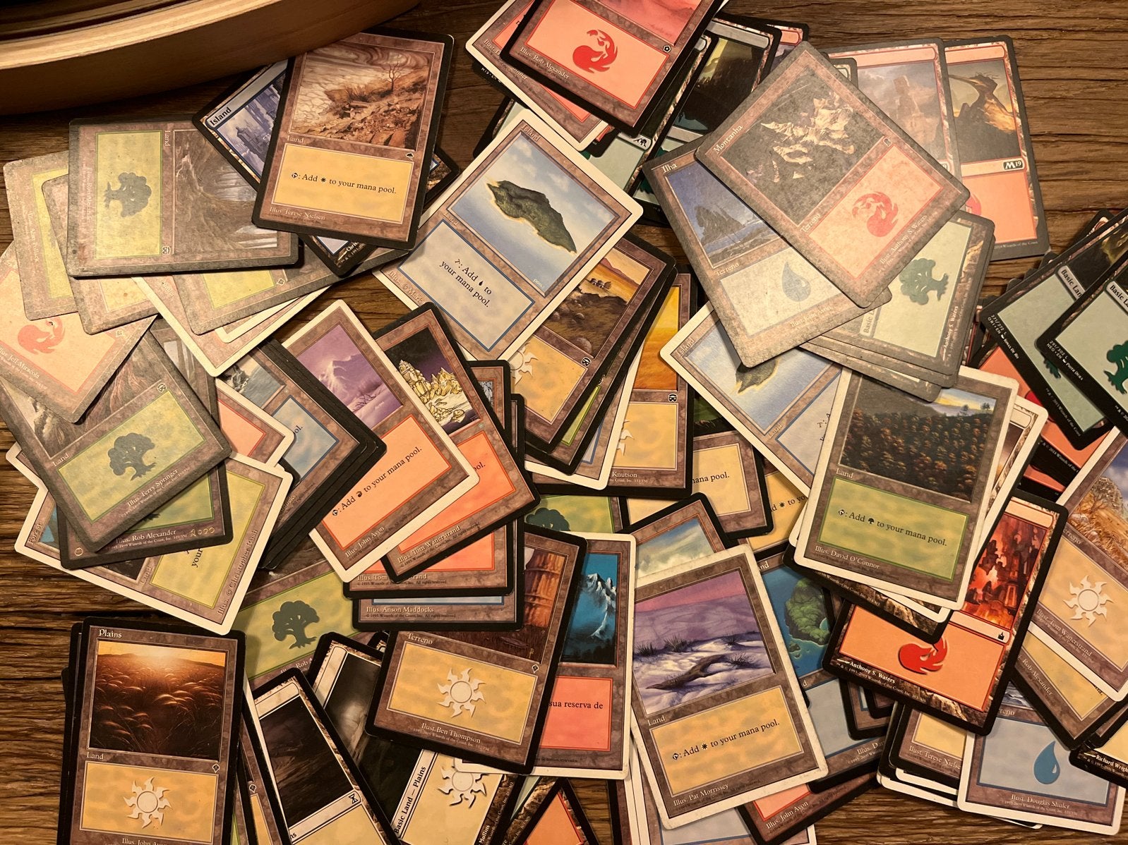 MTG Vintage Landjes, meer dan 100 stuks, Hobby en Vrije tijd, Ophalen of Verzenden, Gebruikt, Meerdere kaarten, Foil