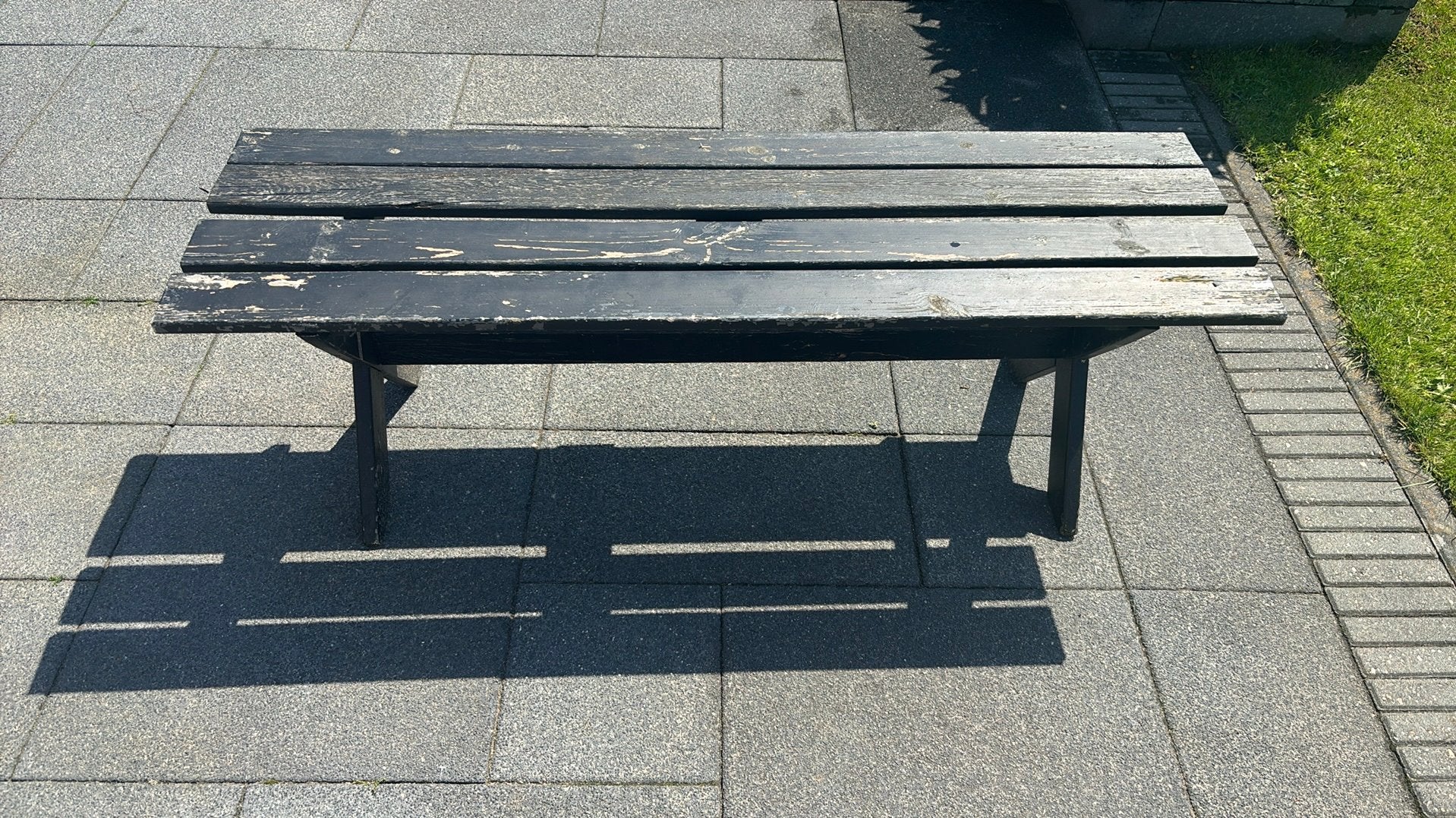 Gratis Stevig bankje, Ophalen, Gebruikt, Hout