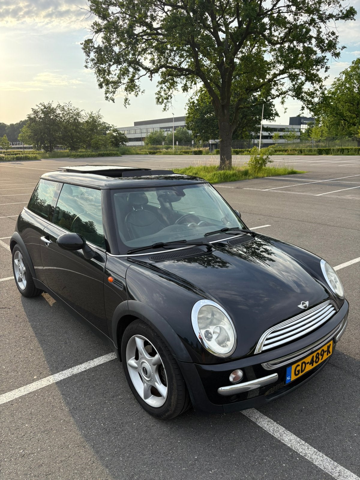 Mini 1.6 16V Cooper AUT Zwart Pano, Auto's, Mini, Particulier, Cooper, ABS, Airbags, Airconditioning, Centrale vergrendeling, Climate control