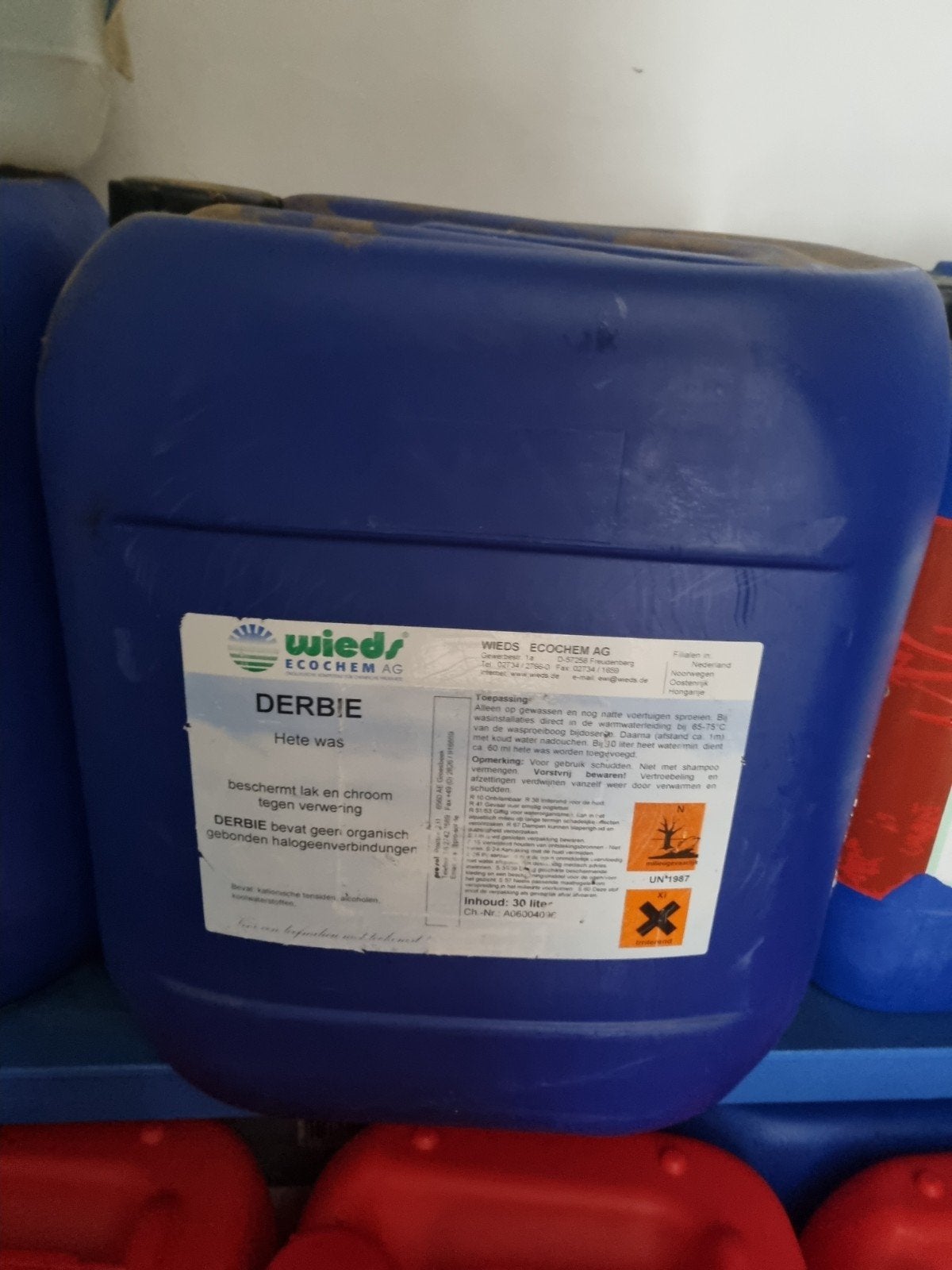 DERBIE Hete Was 30 Liter - Lak- en Chroombescherming, Ophalen