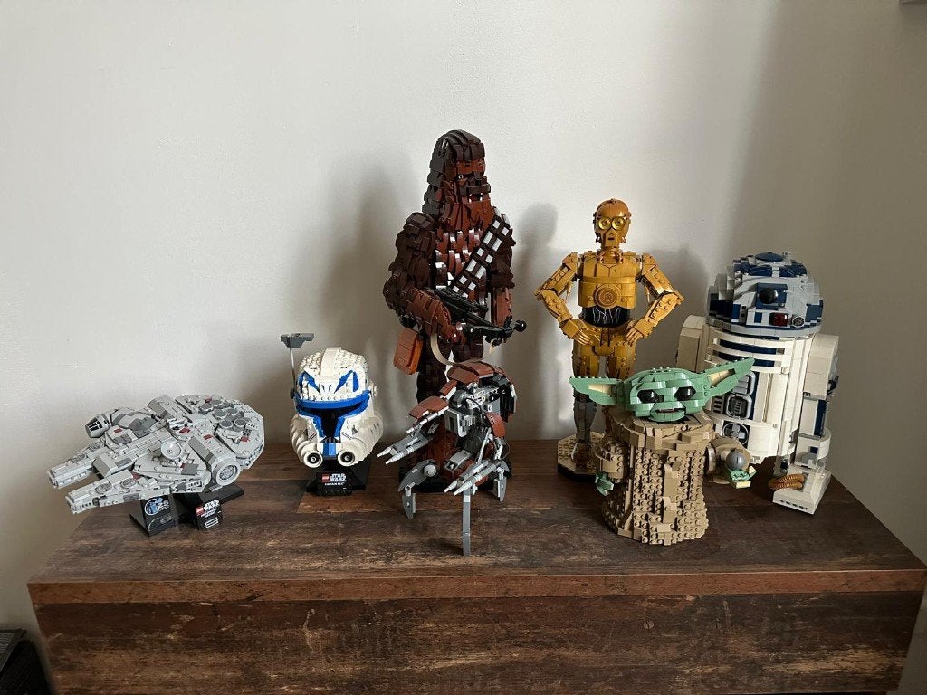 LEGO Star Wars verzameling – 7 displaysets, Lego, Ophalen of Verzenden, Zo goed als nieuw, Complete set