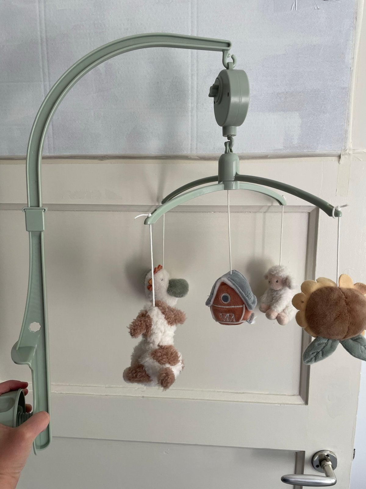 Little Dutch Muziekmobiel Boerderij, Kinderen en Baby's, Ophalen, Zo goed als nieuw, Mobiel, Met geluid