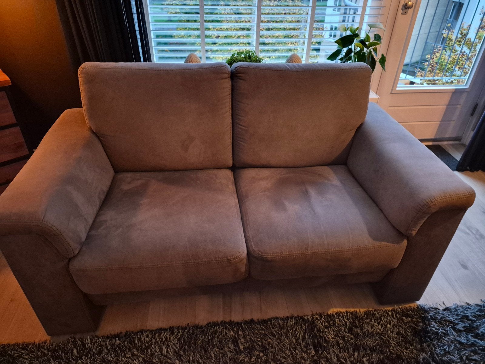 Tweezitsbank, Ophalen, Gebruikt, 150 tot 200 cm, 150 tot 200 cm