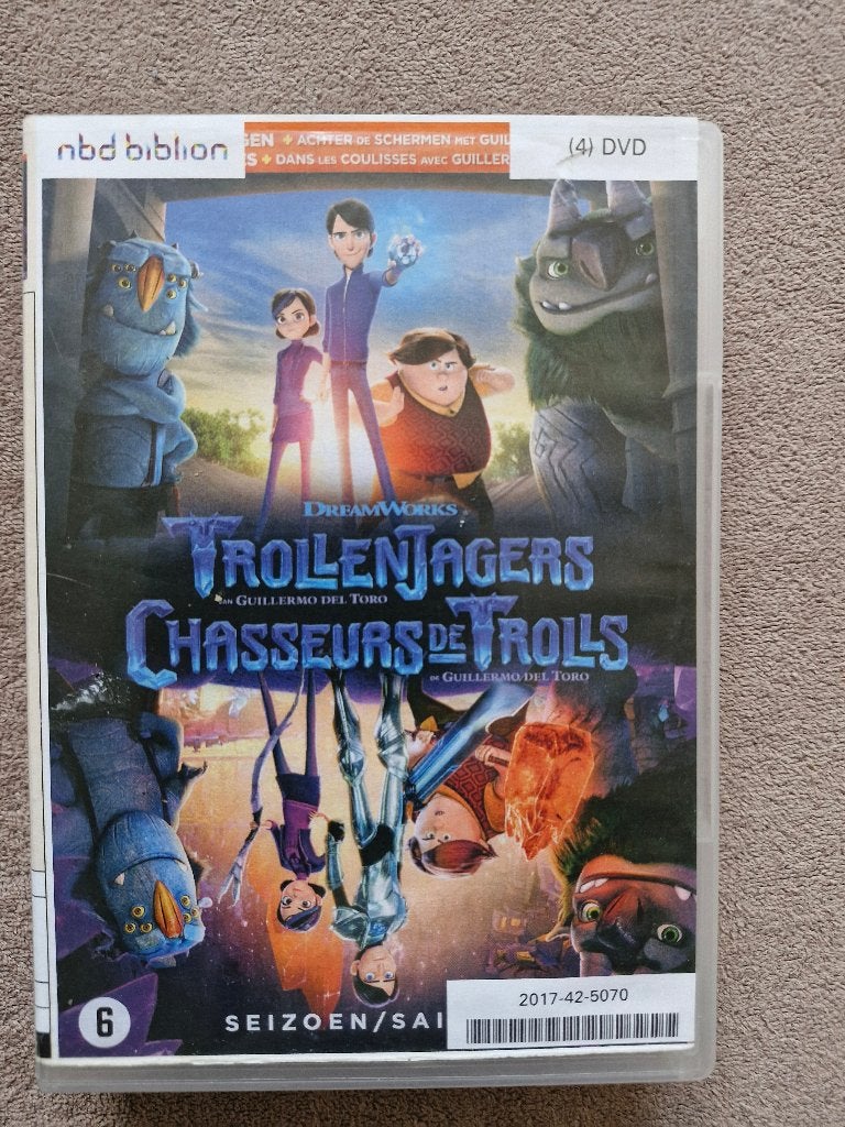 4 Dvd Trollenjagers, Ophalen of Verzenden, Gebruikt, Amerikaans, Tekenfilm