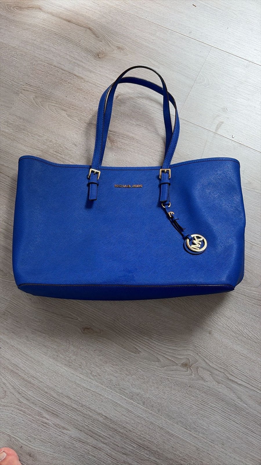 Michael Kors Shopper - Zo goed als nieuw, Ophalen of Verzenden, Zo goed als nieuw, Blauw, Shopper