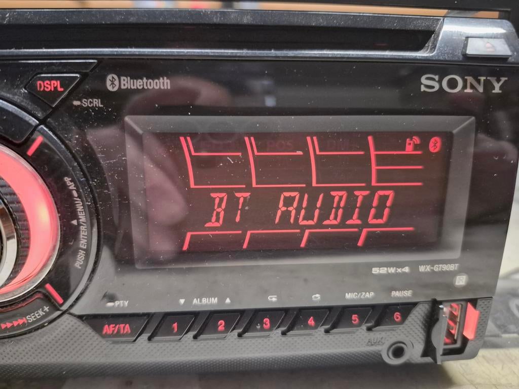 Sony WX-GT90BT, Ophalen of Verzenden