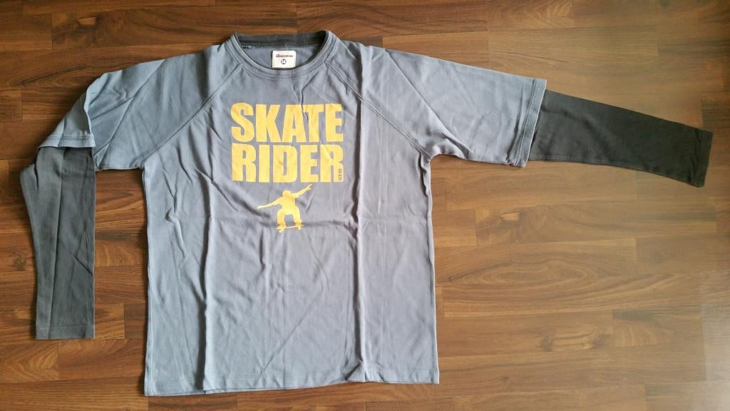 Bellerose SkateRider longsleeve grijs/zwart maat 14, Ophalen of Verzenden, Zo goed als nieuw, Shirt of Longsleeve, Jongen