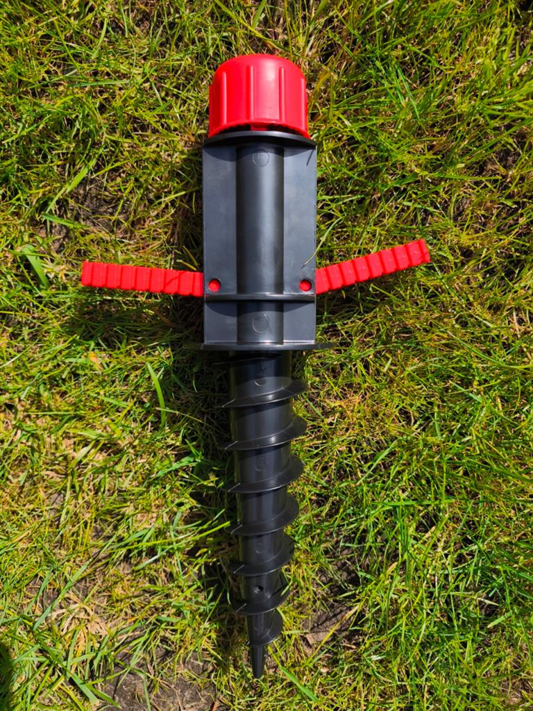 Parasolvoet Grondanker - Stevige Schroefvoet voor Parasol, Ophalen of Verzenden, Nieuw
