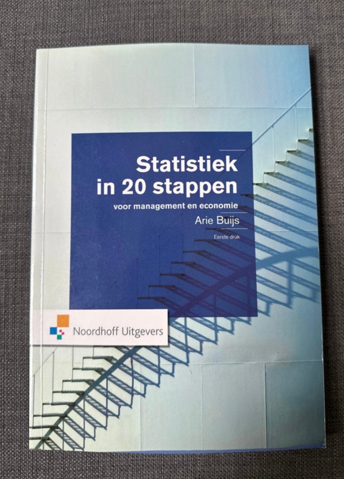 Statistiek in 20 stappen - Arie Buijs, Ophalen of Verzenden, Zo goed als nieuw, Arie Buijs