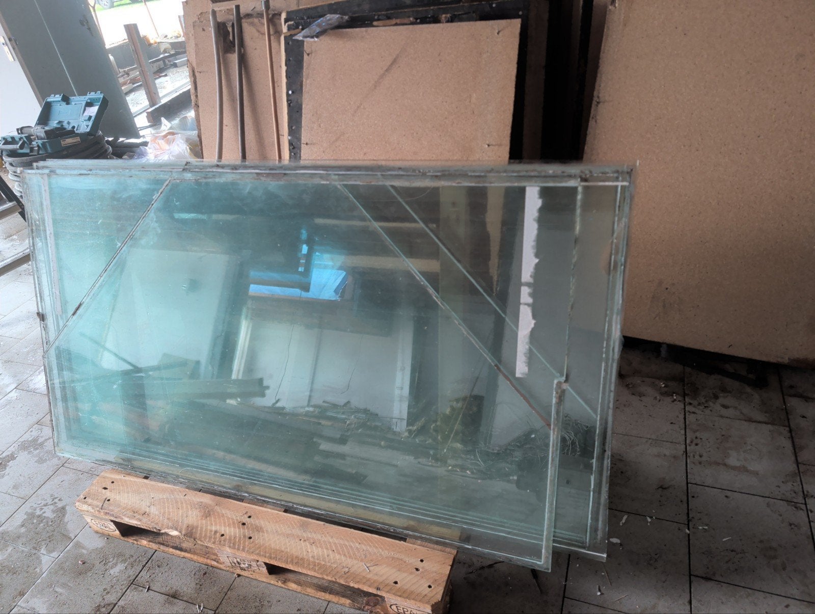 Diverse glasplaten - enkel glas dik ., Doe-het-zelf en Verbouw, Glas en Ramen, Ophalen, Gebruikt, 80 tot 120 cm, Glasplaat