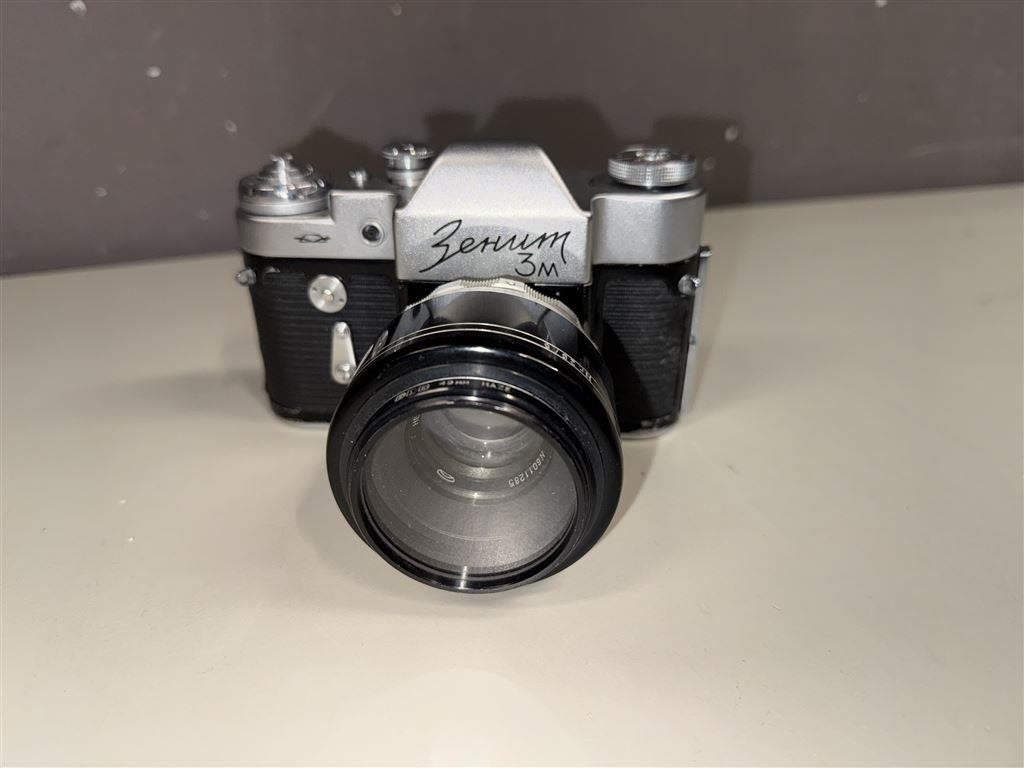 Zerium [zenit] 35mm Camera met Helios 44m russian camera ong, Ophalen of Verzenden, Zo goed als nieuw, Spiegelreflex, Canon