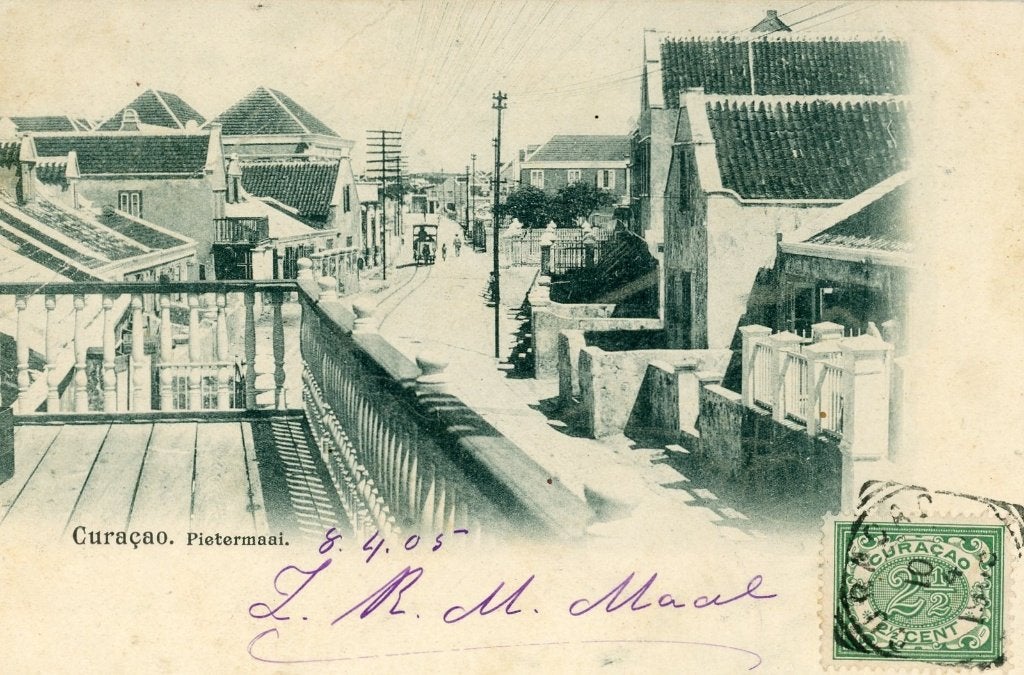 Curaçao, Pietermaai, 1905, Verzenden, Voor 1920, Gelopen, Buiten Europa