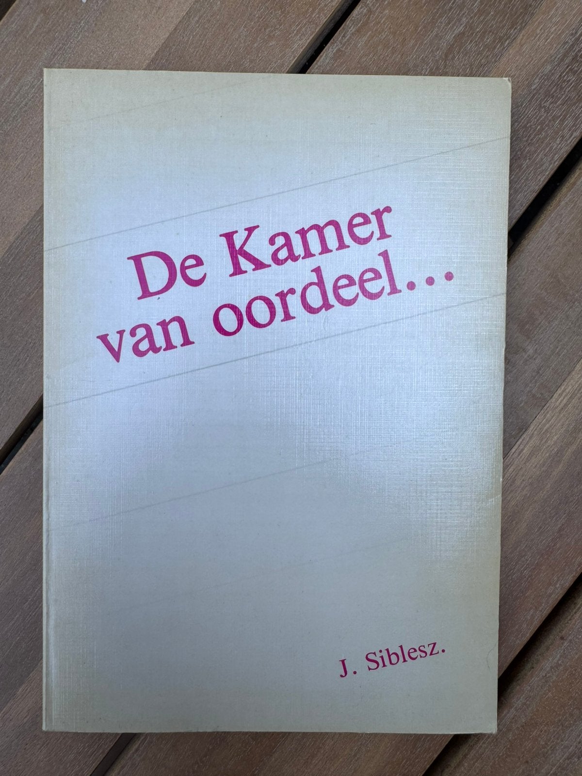 De Kamer van Oordeel, Boeken, Ophalen of Verzenden, 20e eeuw of later, Zo goed als nieuw