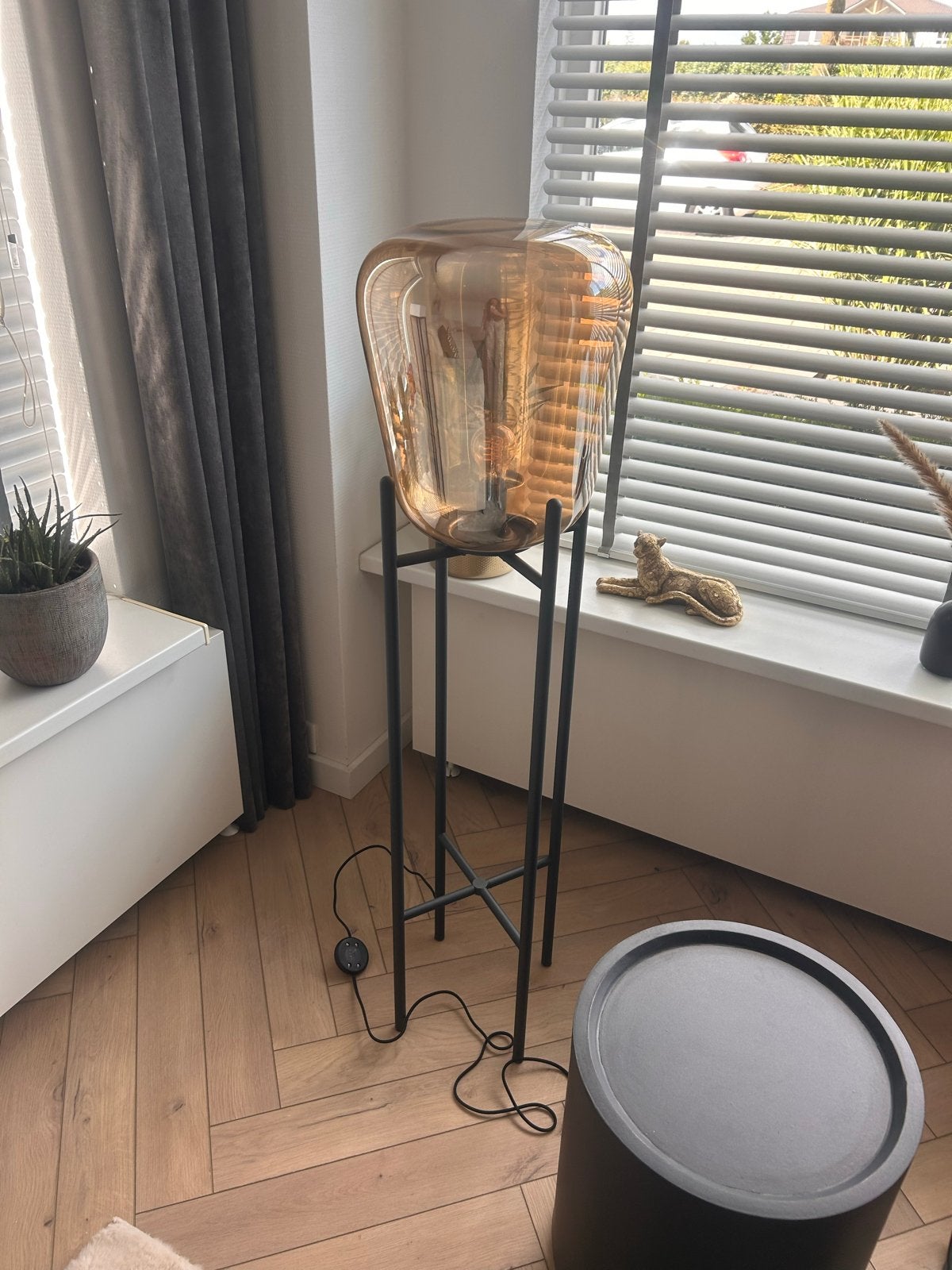 Vloerlamp Gold Zitmaxx, Ophalen, 100 tot 150 cm, Nieuw, E27 (groot)