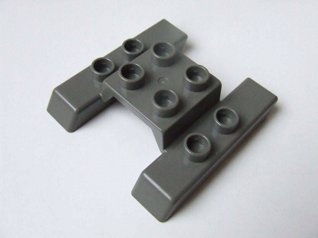 Donker grijze Duplo helikopter-/vliegtuigsledes klein, Ophalen of Verzenden, Gebruikt, Accessoire, Duplo
