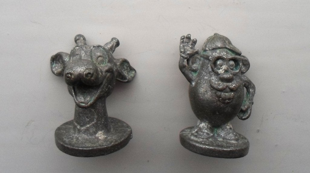 Oude Monopolystukjes. Mr. Potatohead/Giraffekop. 5 euro p.s., Ophalen of Verzenden