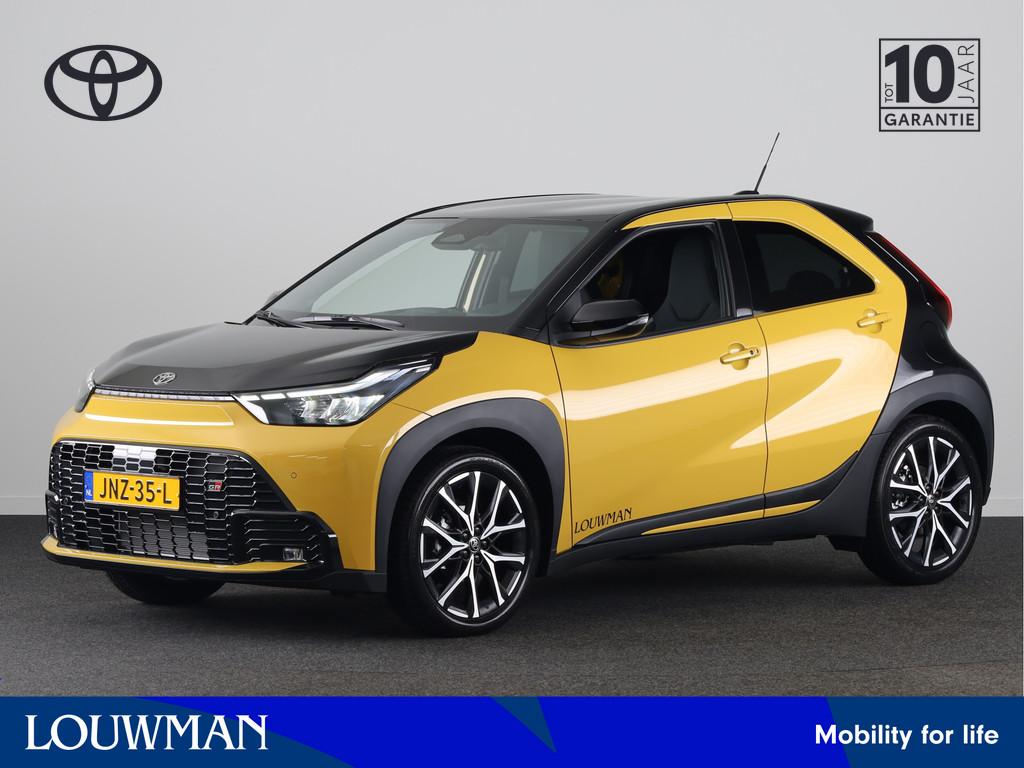 Toyota Aygo X Hybrid 115 GR Sport *DEMO* | JLB geluidsysteem, 12 maanden, Euro 6, 4 stoelen, Automatische klimaatregeling
