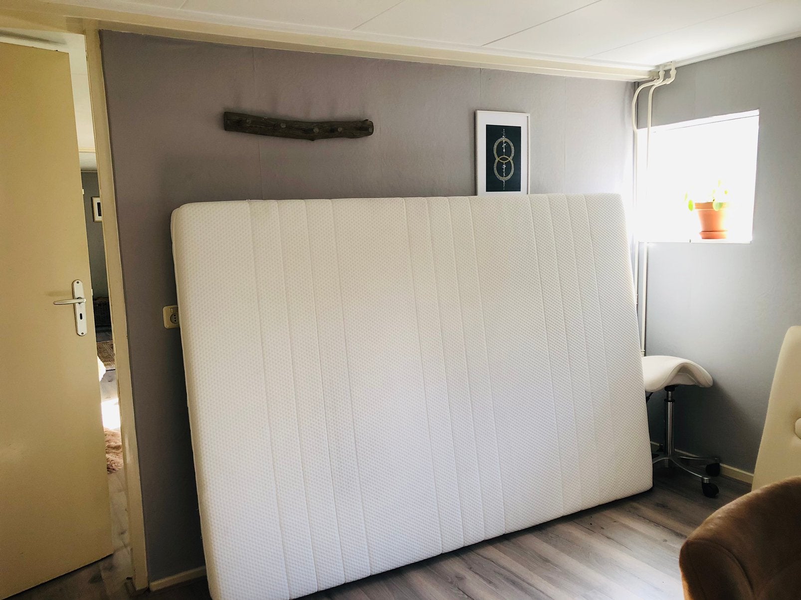 Ikea Matras Akrehamn 140x200 cm, Ophalen, Gebruikt, 140 cm, Twijfelaar