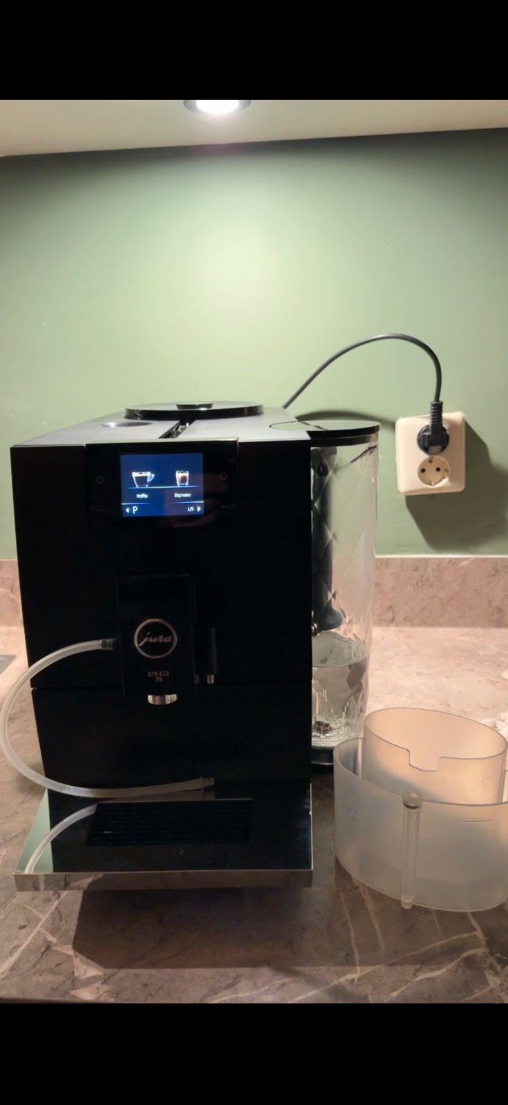 Goed onderhouden Jura ENA8 / ena 8  koffie machine, Ophalen, Afneembaar waterreservoir, Gebruikt, Koffiemachine