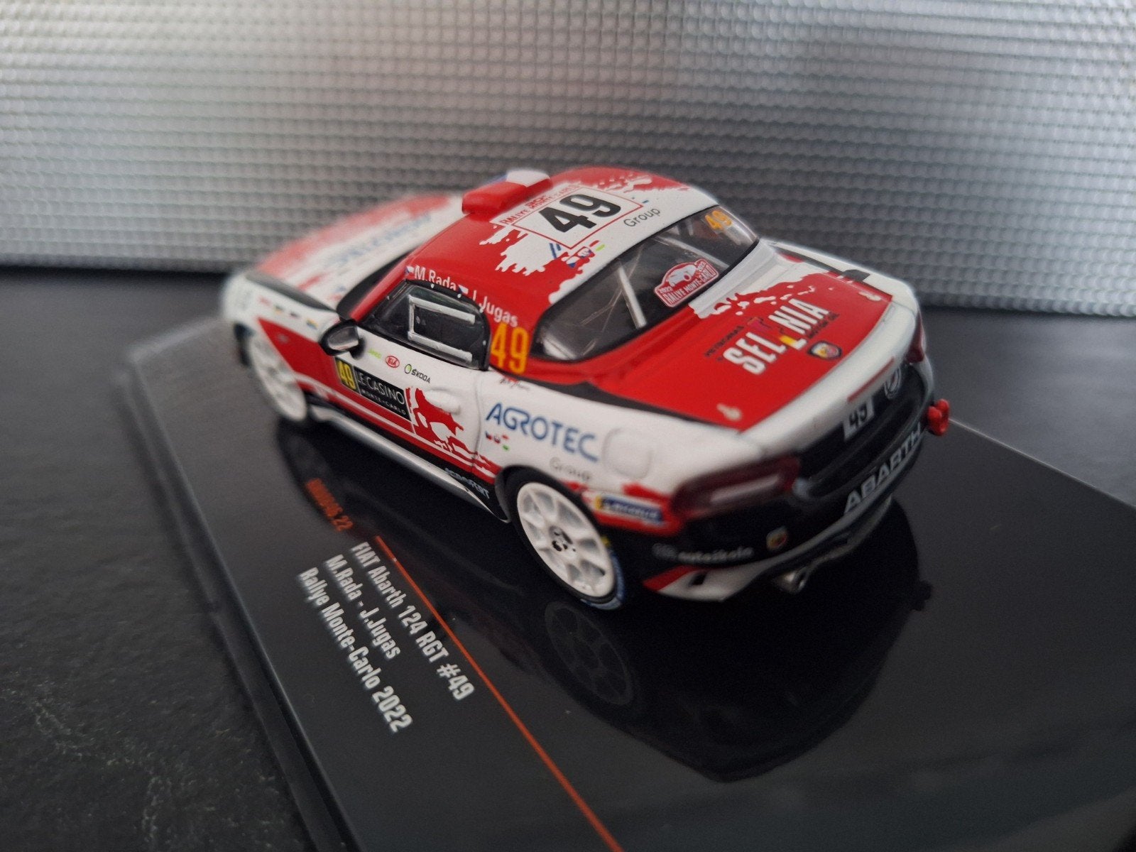 Fiat Abarth 124 RGT #49 Rally Monte Carlo 2022 Schaal 1:43, Overige merken, IXO, IXO, Nieuw