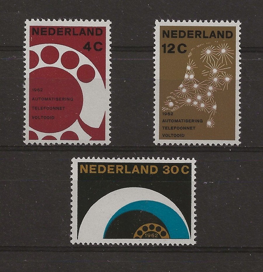 Nederland – Automatisering telefoonnet - 1962 – Ongebruikt, Verzenden, Na 1940