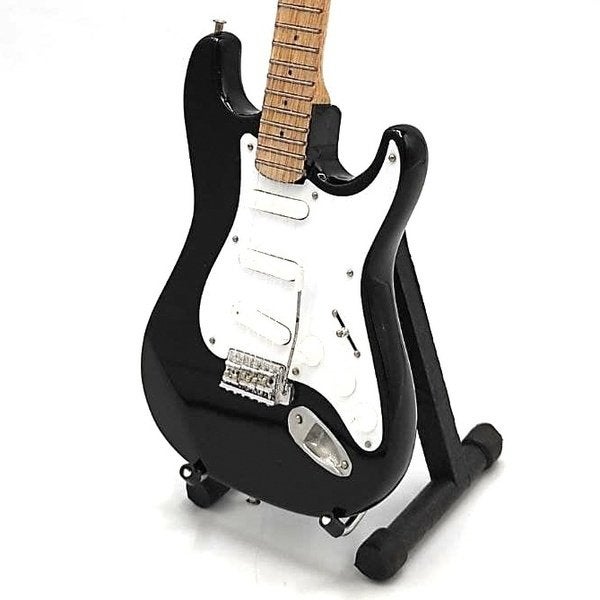 Eric Clapton zwart gitaar miniatuur 15cm mini guitar deco, Info@deconoord.nl, Deco Noord, Nieuw, Ophalen of Verzenden