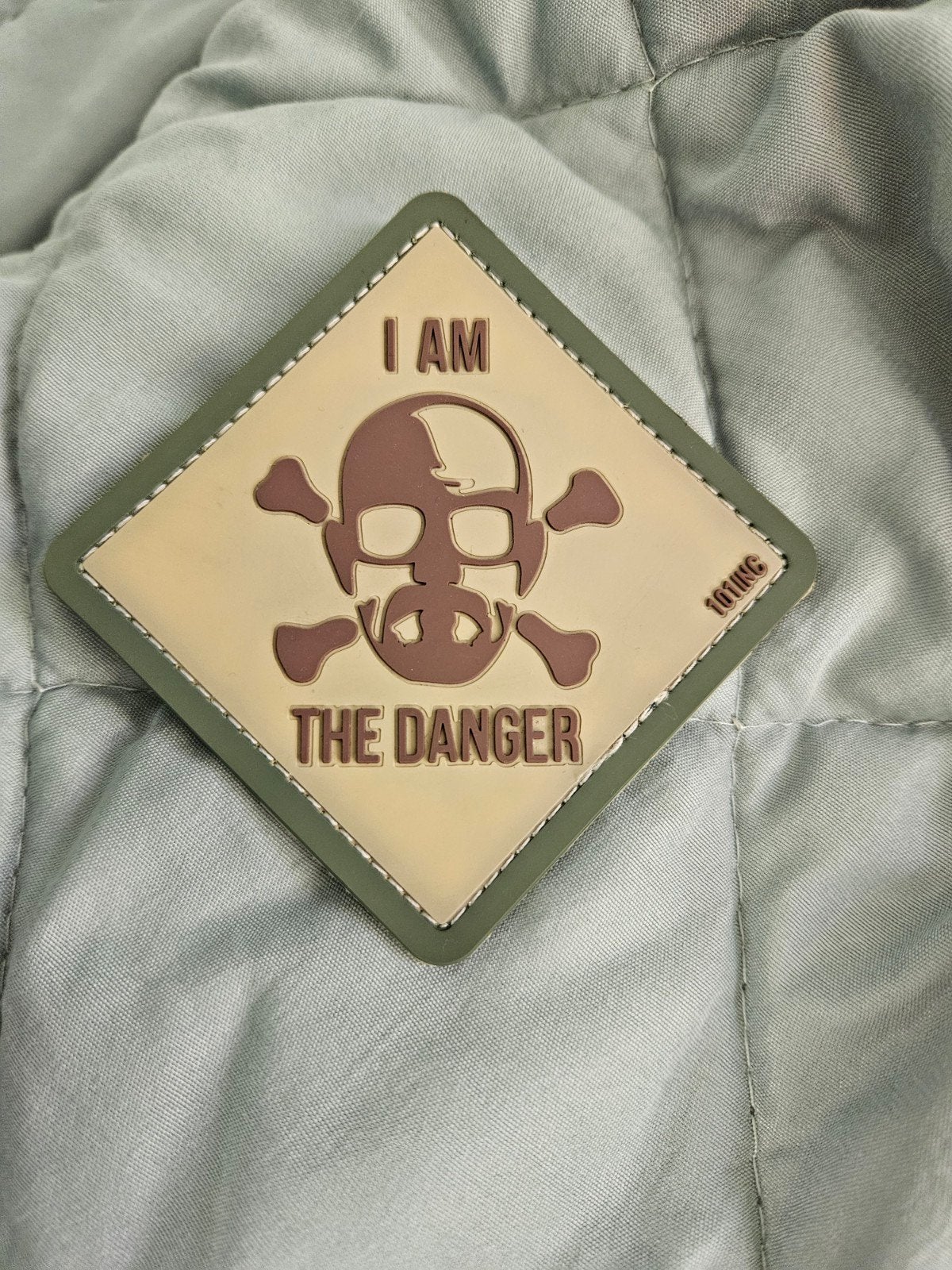 Militair patch "I AM THE DANGER" met klittenband, Ophalen of Verzenden, Overige soorten, Overige gebieden, Embleem of Badge
