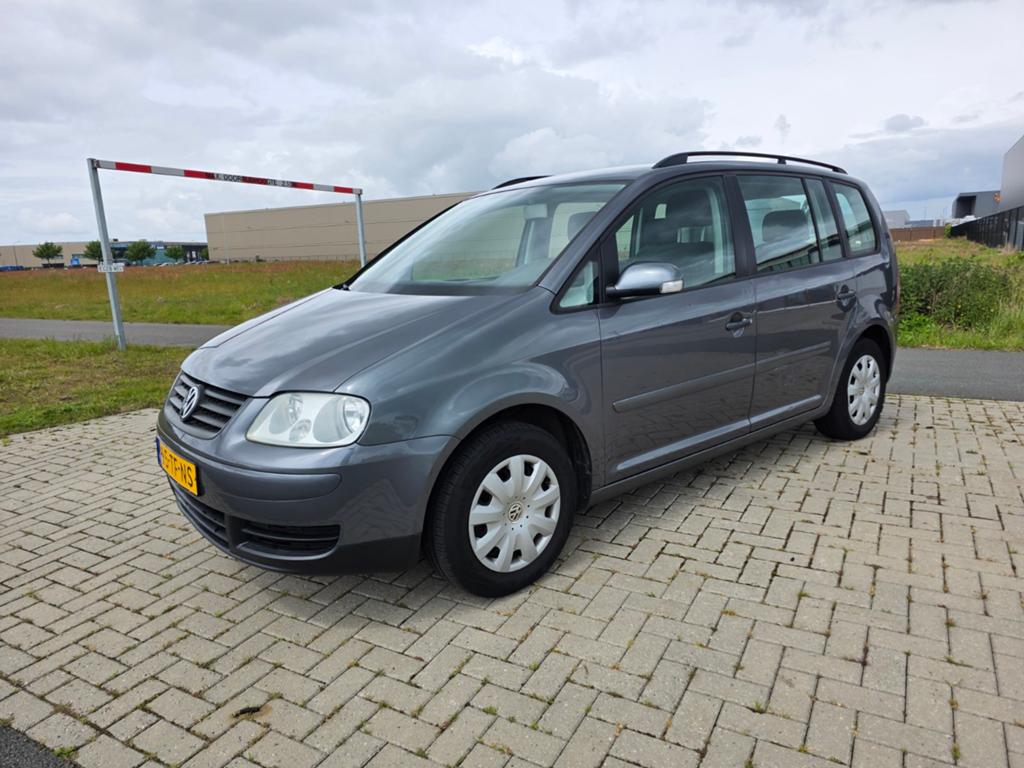 Volkswagen Touran 1.6 85KW 2006 Grijs, Auto's, Volkswagen, Stof, 4 cilinders, Origineel Nederlands, 75 €/maand