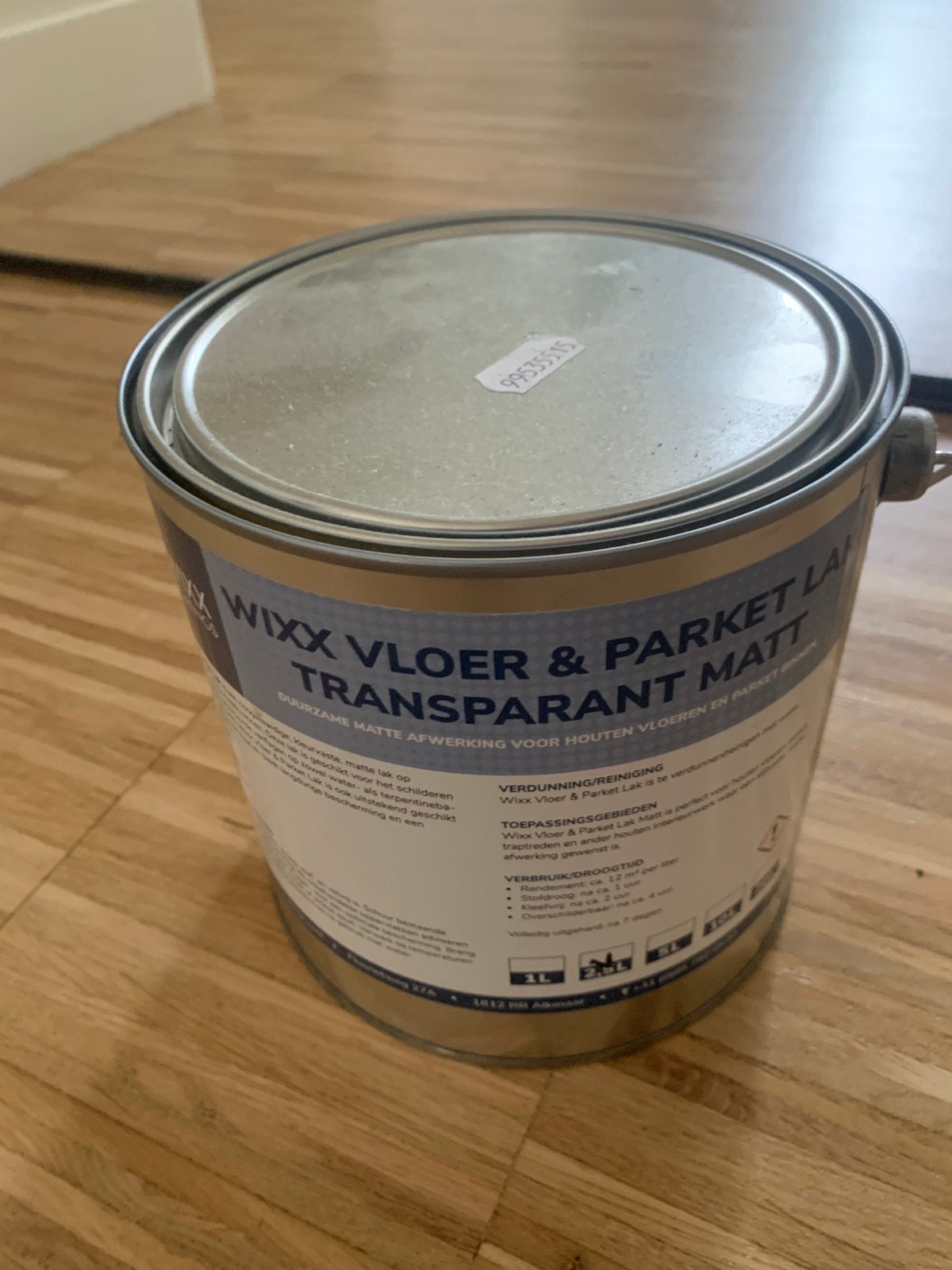 Transparante matte vloer/parketlak, Overige kleuren, Verzenden, Nieuw, Lak