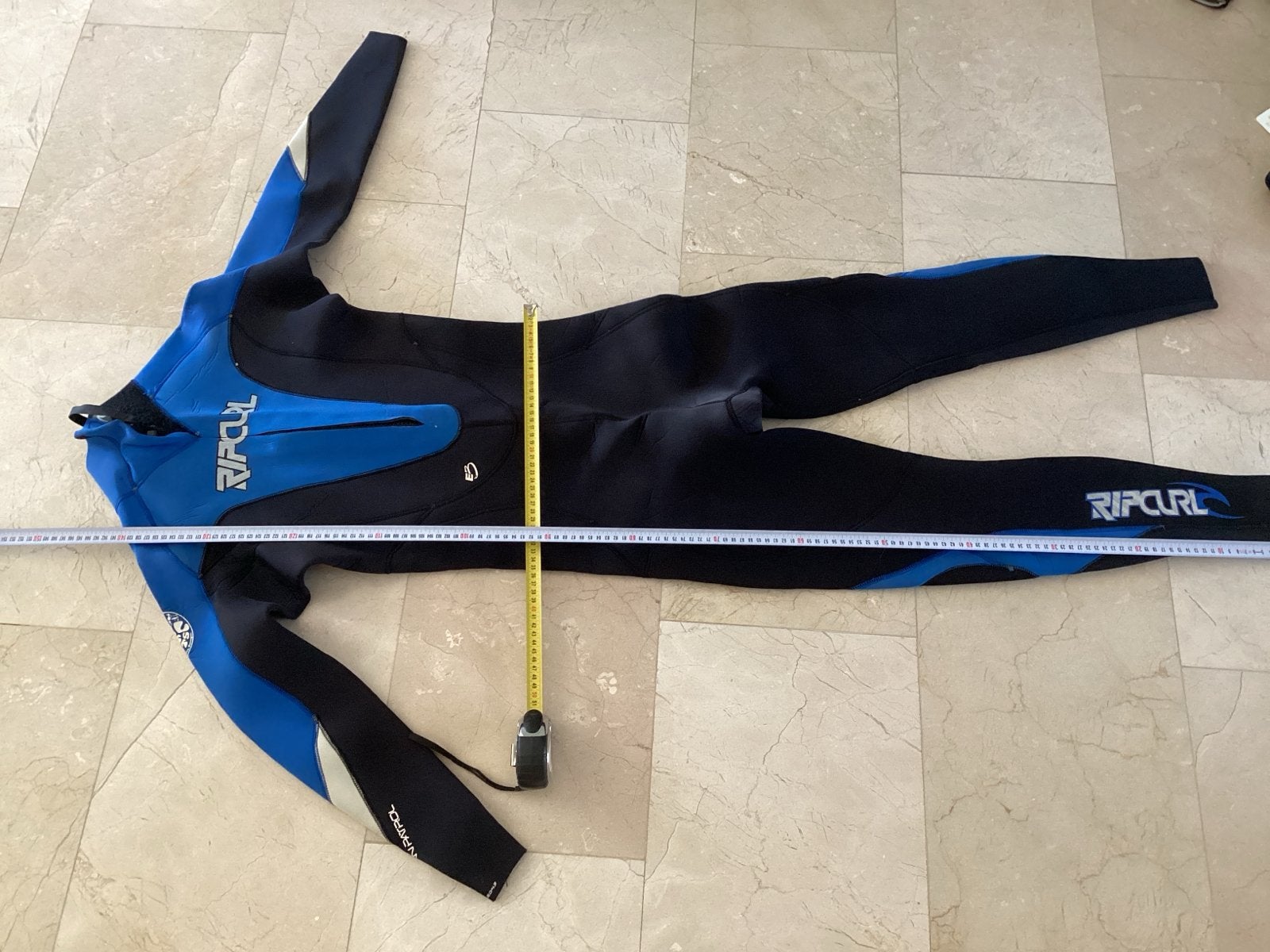 Rip Curl Wetsuit - Blauw/Zwart - Maat M, Watersport en Boten, Watersportkleding, Zo goed als nieuw, Wetsuit, Dame of Heer, Ophalen