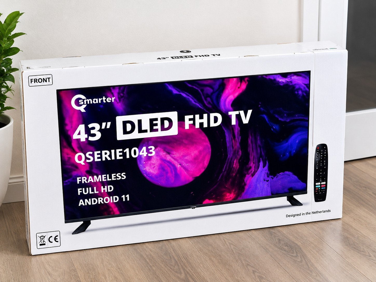 Qsmarter 43” Smart TV – Full HD, WebOS, Dolby Audio – Nieuw, Overige merken, 50 Hz, Nieuw, Ophalen of Verzenden