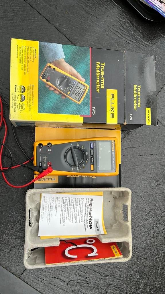 fluke 175 true rms multimeter, Doe-het-zelf en Verbouw, Ophalen, Zo goed als nieuw, Multimeter