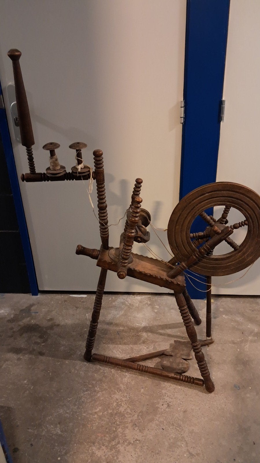 Spil, Ophalen, Spinnewiel